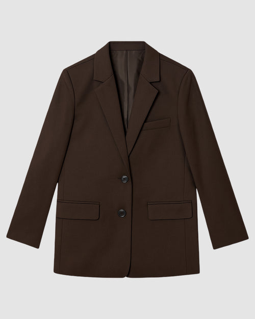 BOWY BLAZER CHOCOLATE