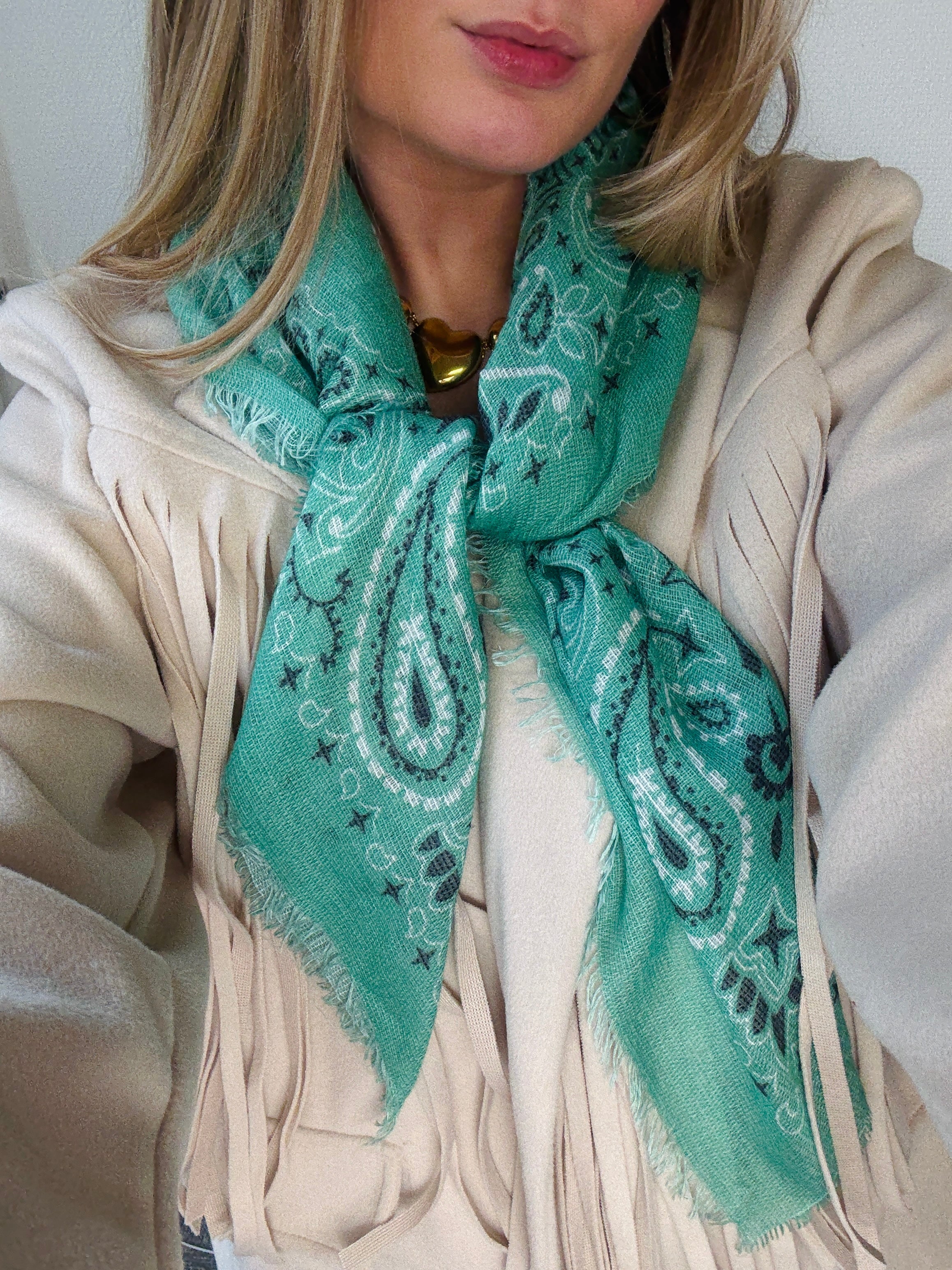 MUSTHAVE BANDANA SJAALTJE GROEN